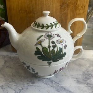 Portmeirion Botanic Garden 1 Cup Teapot and Cup